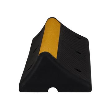 Wielstop voor vrachtwagens  -  Zwart  -  1000 mm x 300 mm x, Verzenden