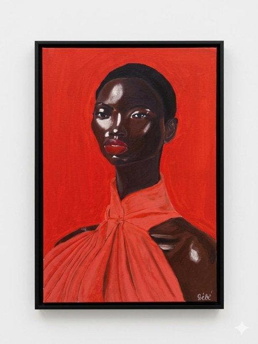 bebe - lassenza del Rosso, Antiek en Kunst, Kunst | Schilderijen | Modern