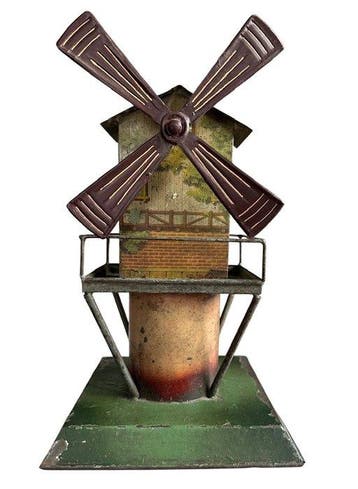 Doll & Co - Blikken speelgoed - Molen voor Stoommachine -, Antiek en Kunst, Antiek | Speelgoed
