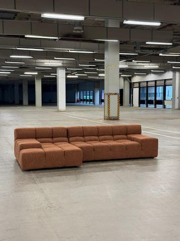 BB Italia Tufty Time | Terracotta | NIEUWSTAAT + Garantie, Huis en Inrichting, 250 tot 300 cm, Ophalen of Verzenden, Zo goed als nieuw