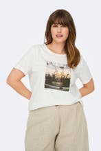 ONLY ECO shirt CARARNA opdruk Maat:, Verzenden, Nieuw, Overige kleuren