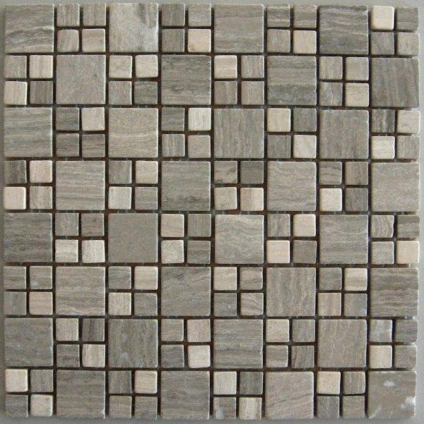 Wand Mozaïek Tegels Factory Steen Anticato Luca Grijs - M.., Doe-het-zelf en Verbouw, Tegels, 20 tot 40 cm, 20 tot 40 cm, 10 m² of meer