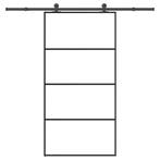 vidaXL Schuifdeur met beslag 102,5x205 cm ESG-glas en, Doe-het-zelf en Verbouw, Deuren en Horren, Verzenden, Nieuw