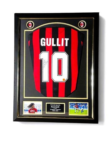 AC Milan - Europese voetbal competitie - Ruud Gullit Signed, Nieuw