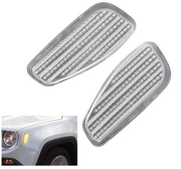 Dynamisch knipperlicht WIT Jeep Renegade in scherm, Nieuw