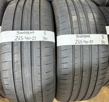 2x 265-40-21 Goodyear Zomer 2x 5mm €90 Per Band 265 40 21, Auto-onderdelen, Banden en Velgen, Ophalen, Gebruikt, 265 mm, 21 inch