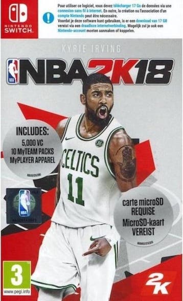 NBA 2K18 (Switch Games), Spelcomputers en Games, Games | Nintendo Switch, Ophalen of Verzenden, Zo goed als nieuw
