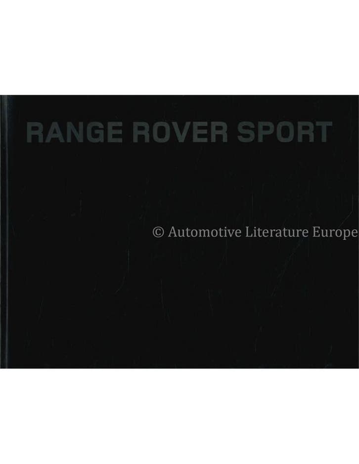 2008 RANGE ROVER SPORT BROCHURE DUITS, Boeken, Auto's | Folders en Tijdschriften