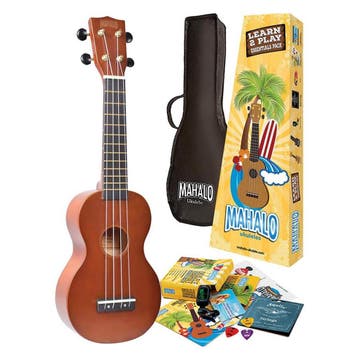 Mahalo MR1 Rainbow Series sopraan ukelele bundel, Ophalen of Verzenden, Nieuw
