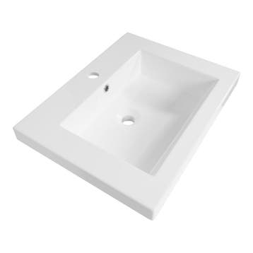 Brauer Solar Medium Wastafel - 60 cm - met 1 Spoelbak en 0, Ophalen of Verzenden, Nieuw