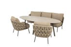 4 Seasons Outdoor Mallorca low dining set XL met Salute, Ophalen of Verzenden, Nieuw