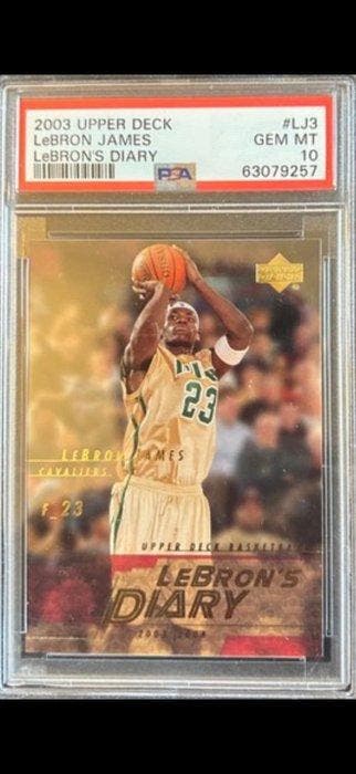 2003 Upper Deck LeBrons Diary LeBron James #LJ3 ROOKIE -, Nieuw