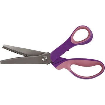 Pinking kartelschaar, L: 23,5 cm, rechtshandig, 1 stuk, Nieuw