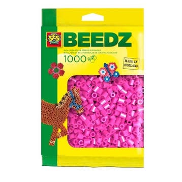 Strijkkralen neonroze 1000 stuks (Basis knutselmateriaal), Kinderen en Baby's, Speelgoed | Educatief en Creatief, Verzenden, Nieuw