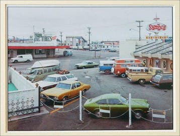 Stephen Shore - Fifth Street and Broadway, Eureka,