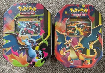 Pokémon - 2 Box - Mega Charizard X ex Tin & Mega Charizard Y, Nieuw