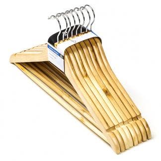 Kledinghanger | 8 stuks (Hout), Kleding | Dames, Kledinghangers, Nieuw, Verzenden