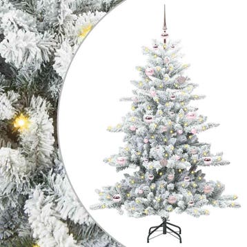 vidaXL Kunstmatige Inklapbare Kerstboom Wit 150 cm PVC en, Verzenden, Nieuw