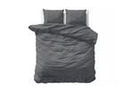 PRIMAVIERA DELUXE Uni Satijn Antraciet - 240 x 200/260, Nieuw