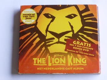 The Lion King - Het Nederlandse Cast Album (CD + DVD), Ophalen of Verzenden, Zo goed als nieuw