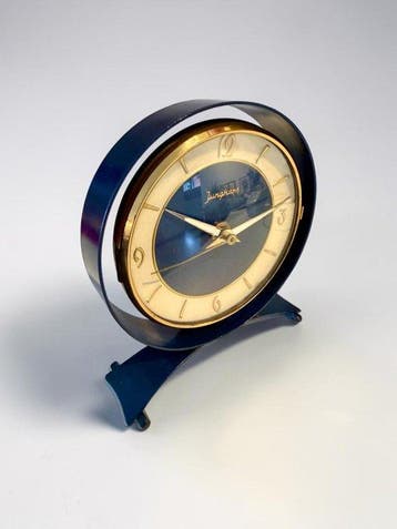 Klok - Junghans - Mid-century modern Messing - 1950-1960 -