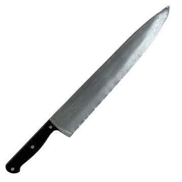 Keukenmes (44 cm, foam) realistisch levensecht filmattribuut, Verzenden, Nieuw