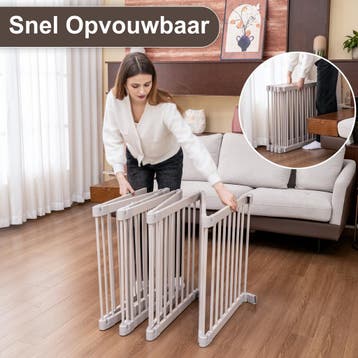 Japandi Beige Houten Inklapbare Grondbox Multifunctioneel 13, Verzenden, Nieuw