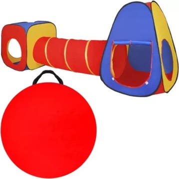 Kruzzel 3-in-1 Kinderentent: Tipi, Tunnel & Speelhuis - M..., Ophalen of Verzenden, Nieuw