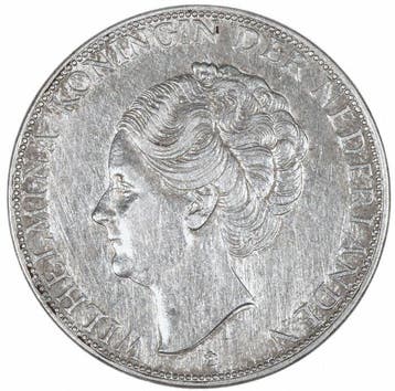 Nederland. Juliana. 2 1/2 Gulden 1932 – Grof Haar Type