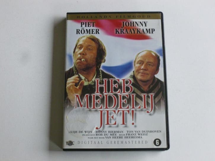 Heb Medelij Jet! - Piet Römer, Johnny Kraaykamp (DVD) gerema, Cd's en Dvd's, Dvd's | Klassiekers, Zo goed als nieuw, Ophalen of Verzenden