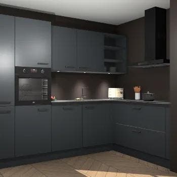 Onyxgrijze keuken Bangalore 124011, Huis en Inrichting, Keuken | Complete keukens, Verzenden, Nieuw