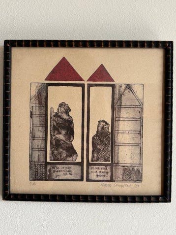 Karin Campfens (1946) - Wie in een glazen huis woont, moet