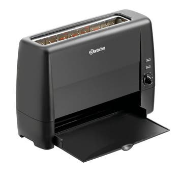 Bartscher Toaster | TS20Sli | Zwart | 1 Sleuf | 405x152x268m, Ophalen of Verzenden, Nieuw in verpakking