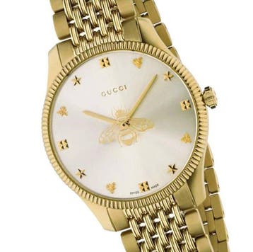 Gucci - G-Timeless - 18kt Gold Plated - YA1264155 - Dames -, Nieuw