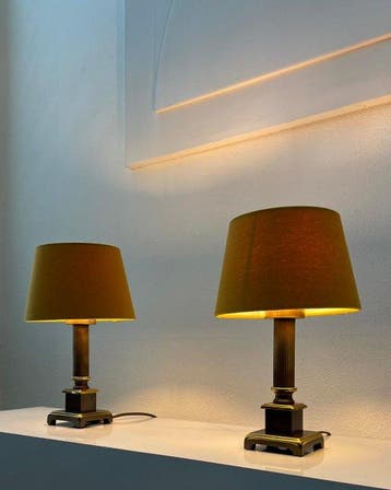 Herda Verlichting - Tafellamp (2) - Prachtige gietijzeren