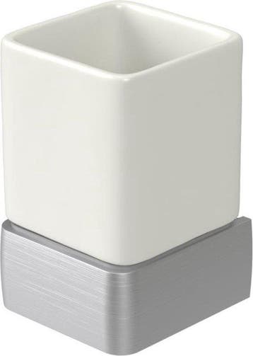 Haceka Aline Bekerhouder keramisch Brushed, Verzenden, Nieuw