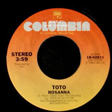 Toto - Rosanna / Its A Feeling, Verzenden, Gebruikt