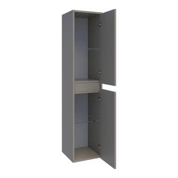 Brauer Adore - Hoge Kast - 160 cm - 2 Deuren - Greeploos -, Ophalen of Verzenden, Nieuw
