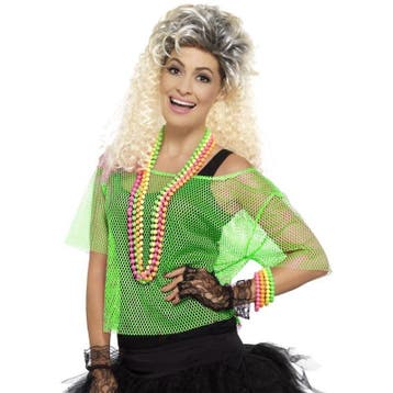 Jaren 80 dames topje neon groen - Shirts, Kleding | Dames, Ophalen of Verzenden, Nieuw