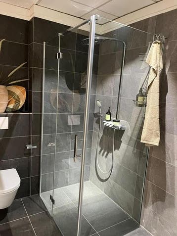 Douchecabine 90x120 chroom 0020 - 58, Ophalen, Nieuw, Glas, Douche