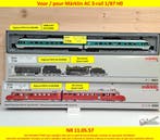 Marklin modeltreinen, locomotieven, wagons, rails, 2dehands, Gebruikt, Wisselstroom, Märklin