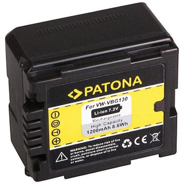 Panasonic VW-VBG130 accu (Patona), Verzenden, Nieuw