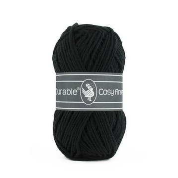 Durable Cosy Fine - Black - Haakgaren / Breigaren, Hobby en Vrije tijd, Breien en Haken, Ophalen of Verzenden, Nieuw, Breien of Haken
