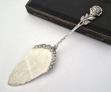 Taartschep - .800 zilver - 1950-1960 - model Hildesheimer