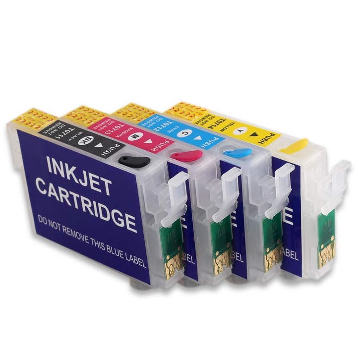 Geschikt Epson T0715 ( T0711 tot T0714 ) Navulbare, Computers en Software, Printerbenodigdheden, Cartridge, Nieuw
