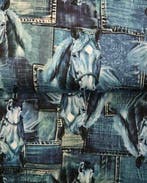 Tricot/Jersey Katoen Paarden Jeans, Nieuw, Overige kleuren