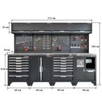 Gereedschapskasten set wandlengte 272 cm. metaal omkleed, Ophalen of Verzenden, Nieuw