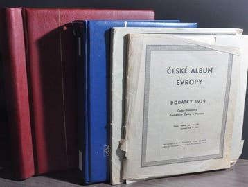 Oost Europese landen - Verzameling in een Album, albumbladen, Gestempeld
