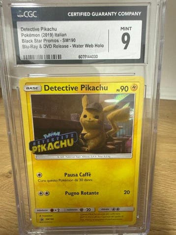 Pokémon - 1 Graded card - Detective Pikachu SM190 Promo, Nieuw