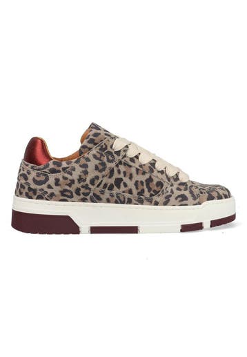 DWRS Whitby Leopard J6972-02-4568 Bordeaux Rood / Grijs-42, Verzenden, Nieuw, Rood